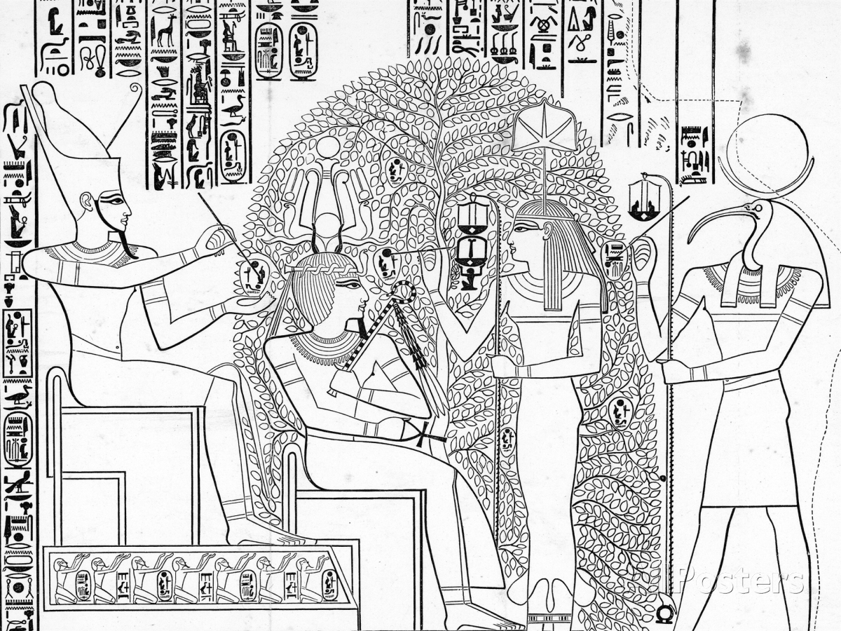 Página para colorir: mitologia egípcia (deuses e deusas) #111224 - Páginas para Colorir Imprimíveis Gratuitamente