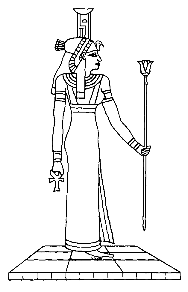 Página para colorir: mitologia egípcia (deuses e deusas) #111230 - Páginas para Colorir Imprimíveis Gratuitamente