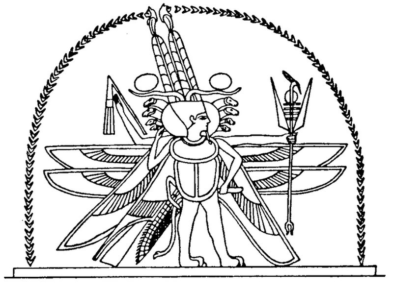 Página para colorir: mitologia egípcia (deuses e deusas) #111231 - Páginas para Colorir Imprimíveis Gratuitamente