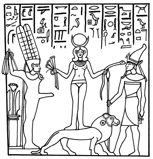 Página para colorir: mitologia egípcia (deuses e deusas) #111232 - Páginas para Colorir Imprimíveis Gratuitamente