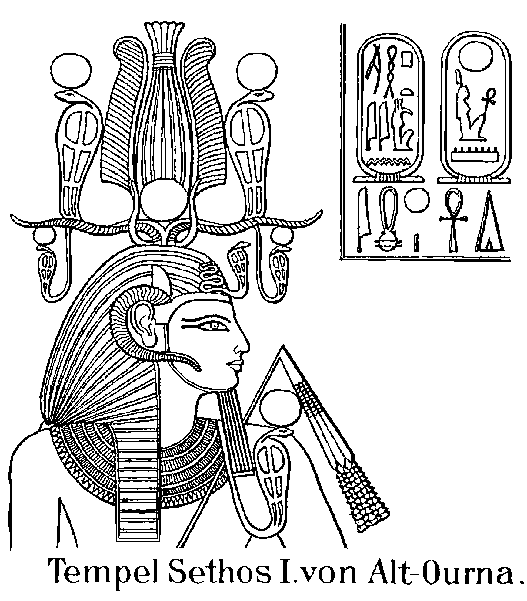 Página para colorir: mitologia egípcia (deuses e deusas) #111360 - Páginas para Colorir Imprimíveis Gratuitamente