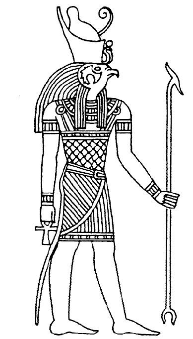 Página para colorir: mitologia egípcia (deuses e deusas) #111375 - Páginas para Colorir Imprimíveis Gratuitamente