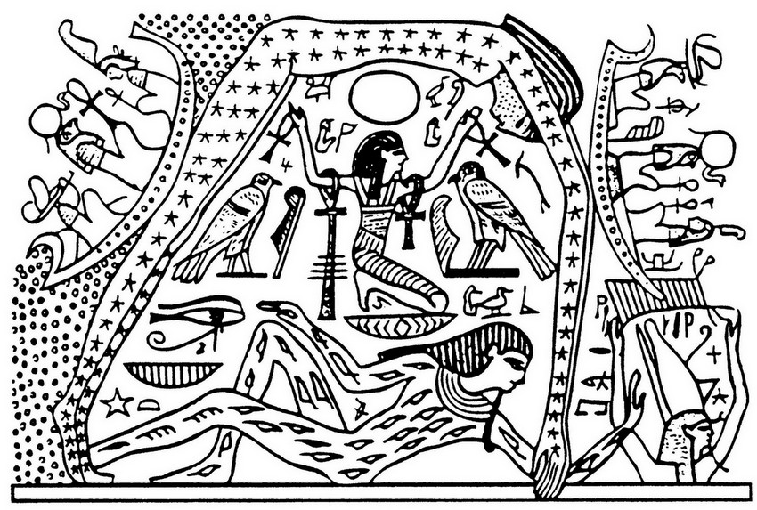 Página para colorir: mitologia egípcia (deuses e deusas) #111378 - Páginas para Colorir Imprimíveis Gratuitamente