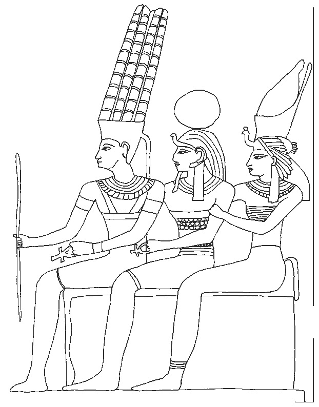 Página para colorir: mitologia egípcia (deuses e deusas) #111463 - Páginas para Colorir Imprimíveis Gratuitamente