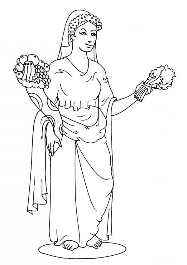 Página para colorir: mitologia grega (deuses e deusas) #109952 - Páginas para Colorir Imprimíveis Gratuitamente
