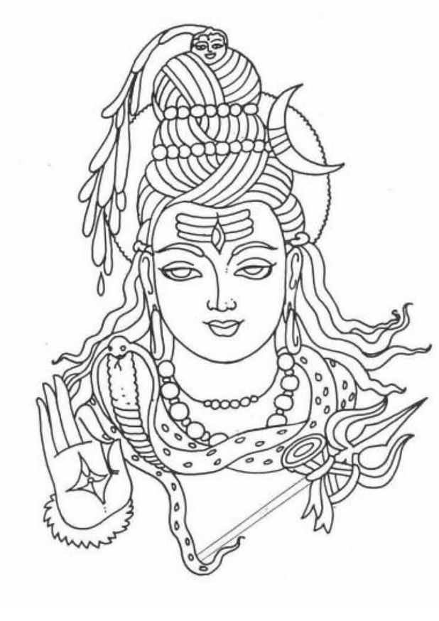 Página para colorir: mitologia hindu (deuses e deusas) #109217 - Páginas para Colorir Imprimíveis Gratuitamente
