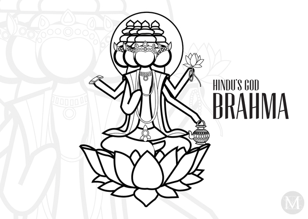 Página para colorir: mitologia hindu (deuses e deusas) #109238 - Páginas para Colorir Imprimíveis Gratuitamente