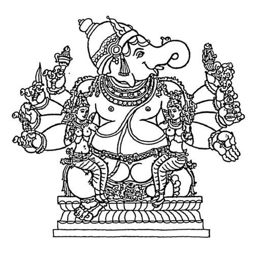 Página para colorir: mitologia hindu (deuses e deusas) #109245 - Páginas para Colorir Imprimíveis Gratuitamente