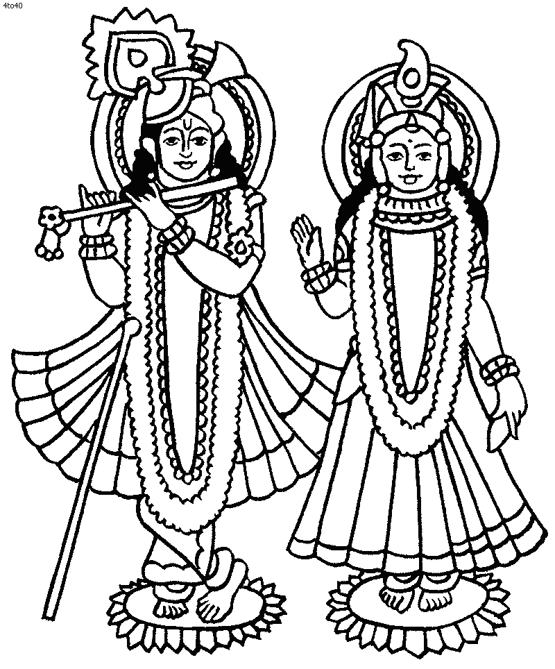 Página para colorir: mitologia hindu (deuses e deusas) #109286 - Páginas para Colorir Imprimíveis Gratuitamente