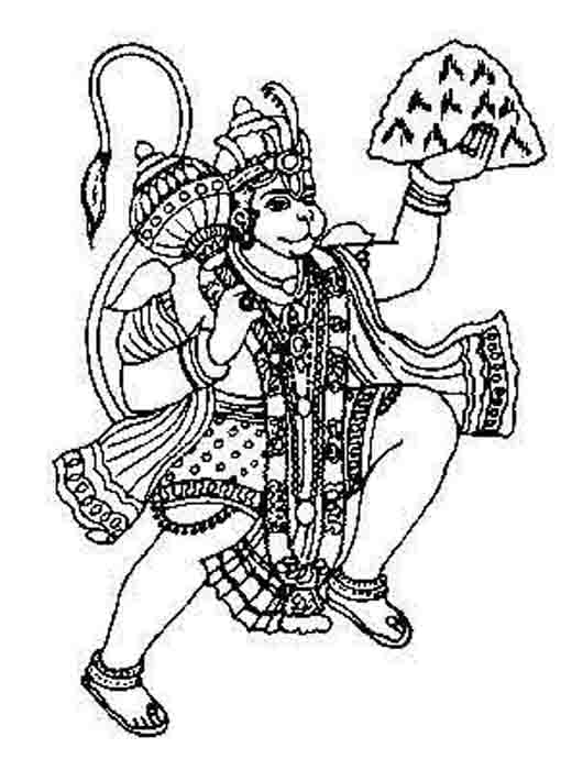 Página para colorir: mitologia hindu (deuses e deusas) #109321 - Páginas para Colorir Imprimíveis Gratuitamente