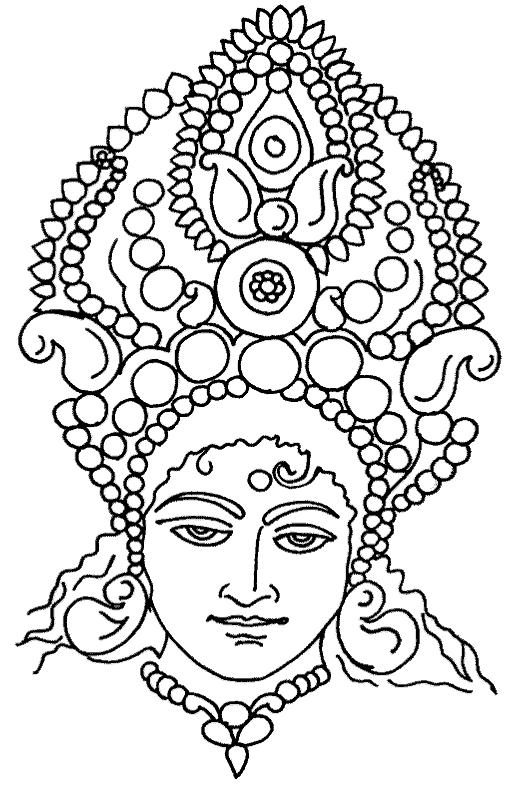 Página para colorir: mitologia hindu (deuses e deusas) #109325 - Páginas para Colorir Imprimíveis Gratuitamente