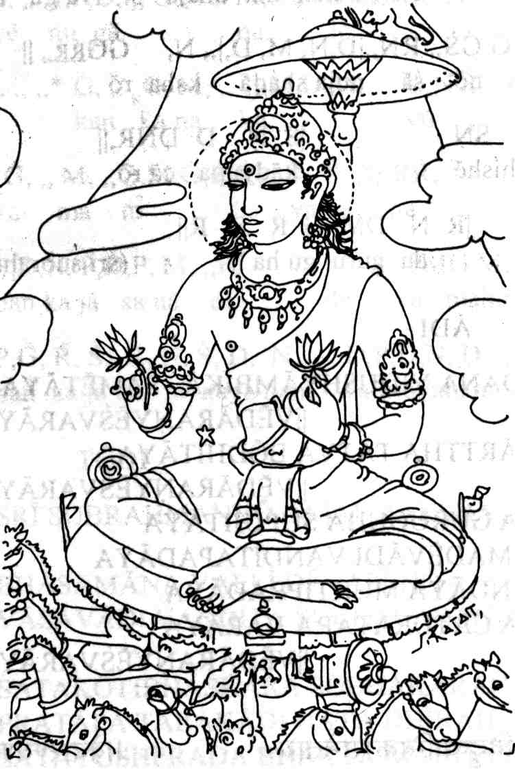 Página para colorir: mitologia hindu (deuses e deusas) #109336 - Páginas para Colorir Imprimíveis Gratuitamente