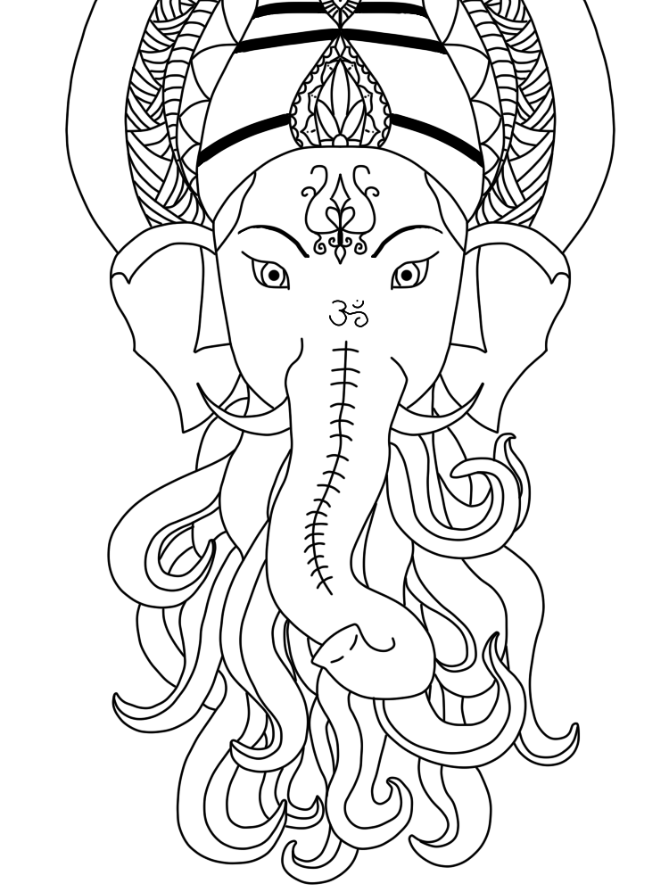Página para colorir: mitologia hindu (deuses e deusas) #109368 - Páginas para Colorir Imprimíveis Gratuitamente