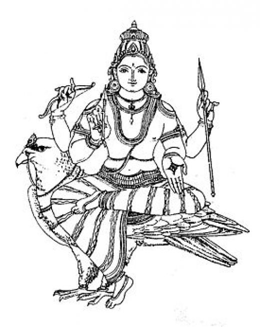 Página para colorir: mitologia hindu (deuses e deusas) #109419 - Páginas para Colorir Imprimíveis Gratuitamente