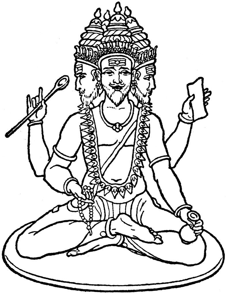 Página para colorir: mitologia hindu (deuses e deusas) #109434 - Páginas para Colorir Imprimíveis Gratuitamente
