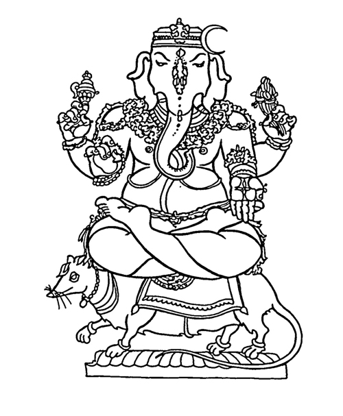 Página para colorir: mitologia hindu (deuses e deusas) #109450 - Páginas para Colorir Imprimíveis Gratuitamente