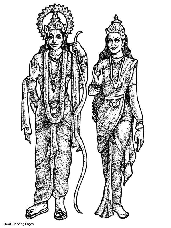 Página para colorir: mitologia hindu (deuses e deusas) #109461 - Páginas para Colorir Imprimíveis Gratuitamente