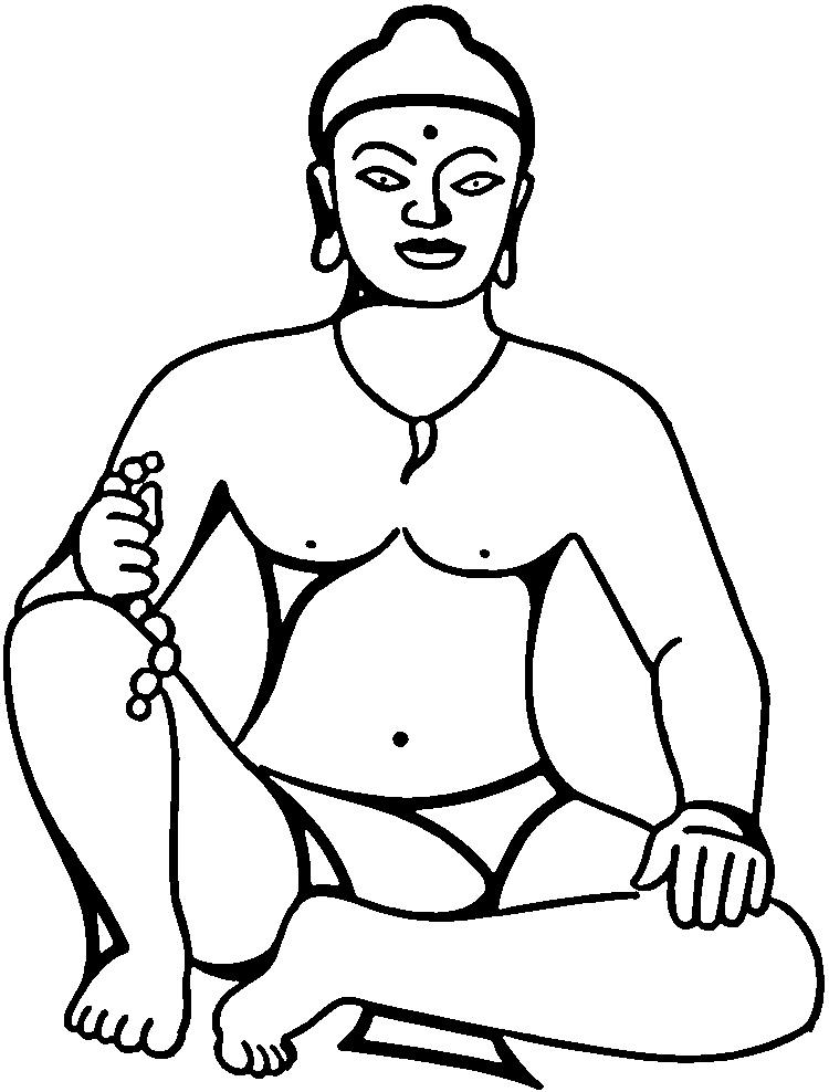 Página para colorir: Mitologia hindu: Buda (deuses e deusas) #89507 - Páginas para Colorir Imprimíveis Gratuitamente