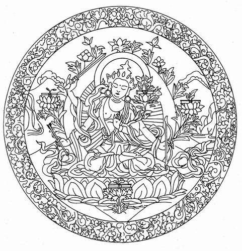 Página para colorir: Mitologia hindu: Buda (deuses e deusas) #89536 - Páginas para Colorir Imprimíveis Gratuitamente