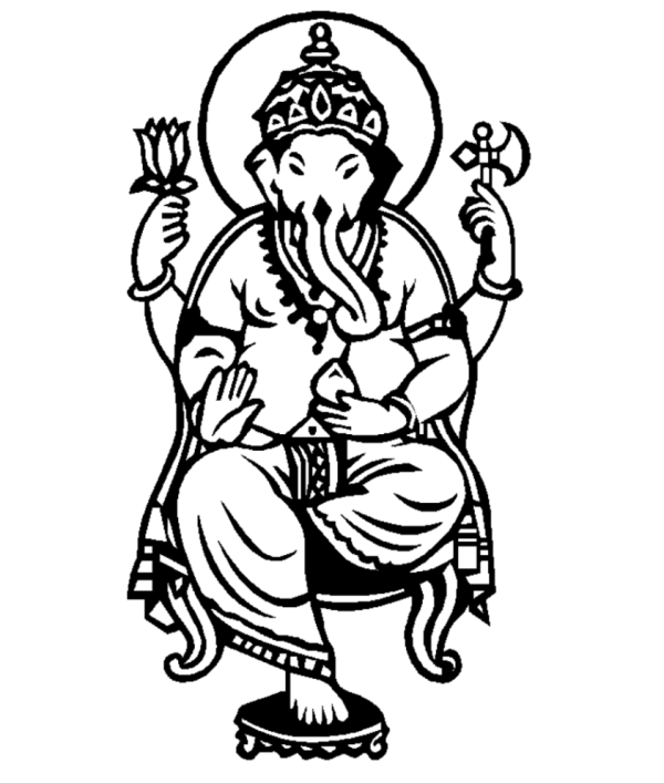 Página para colorir: Mitologia Hindu: Ganesh (deuses e deusas) #96889 - Páginas para Colorir Imprimíveis Gratuitamente