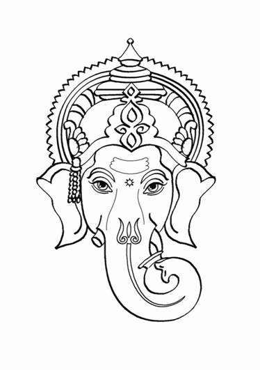 Página para colorir: Mitologia Hindu: Ganesh (deuses e deusas) #96920 - Páginas para Colorir Imprimíveis Gratuitamente