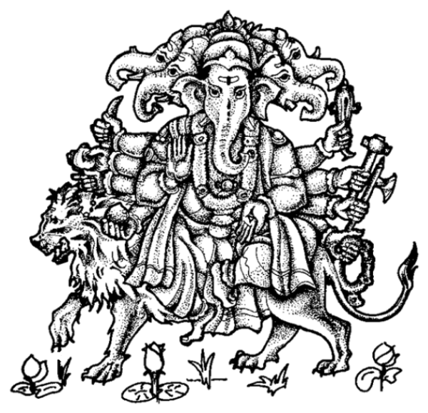 Página para colorir: Mitologia Hindu: Ganesh (deuses e deusas) #96958 - Páginas para Colorir Imprimíveis Gratuitamente