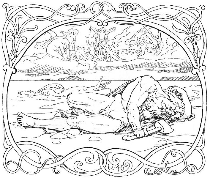 Página para colorir: mitologia nórdica (deuses e deusas) #110577 - Páginas para Colorir Imprimíveis Gratuitamente