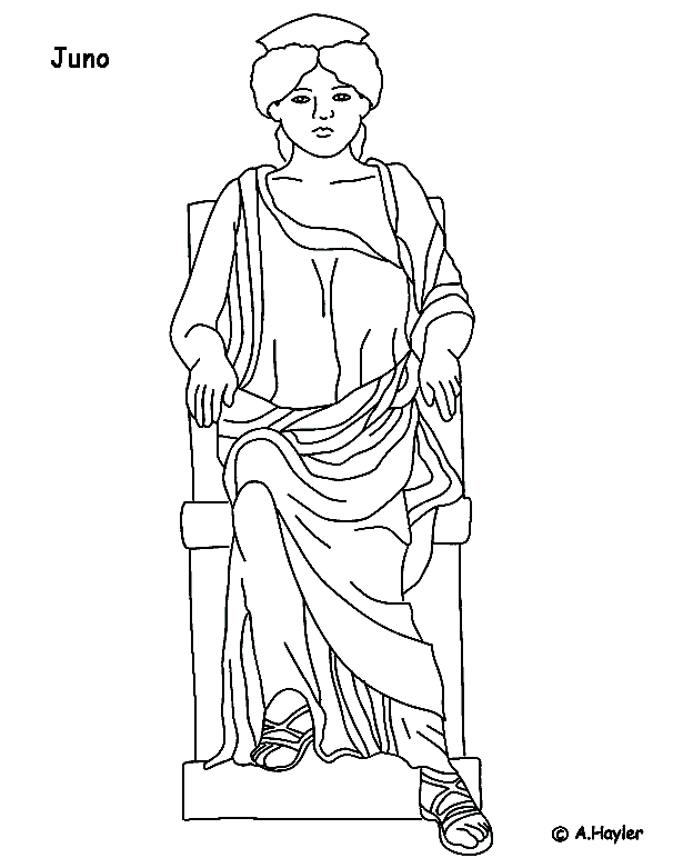 Página para colorir: mitologia romana (deuses e deusas) #110253 - Páginas para Colorir Imprimíveis Gratuitamente