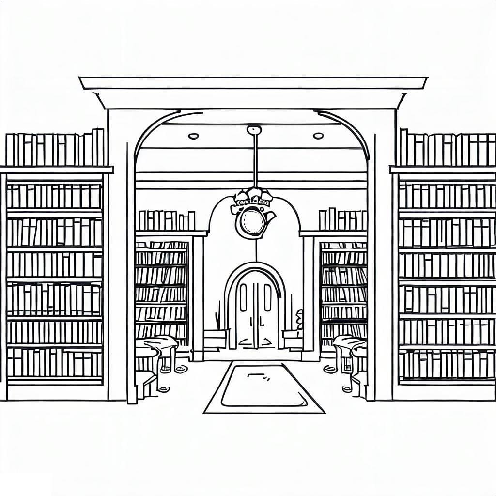 Desenho gratuito Biblioteca #191371 da colecao Edifícios e Arquitetura para imprimir