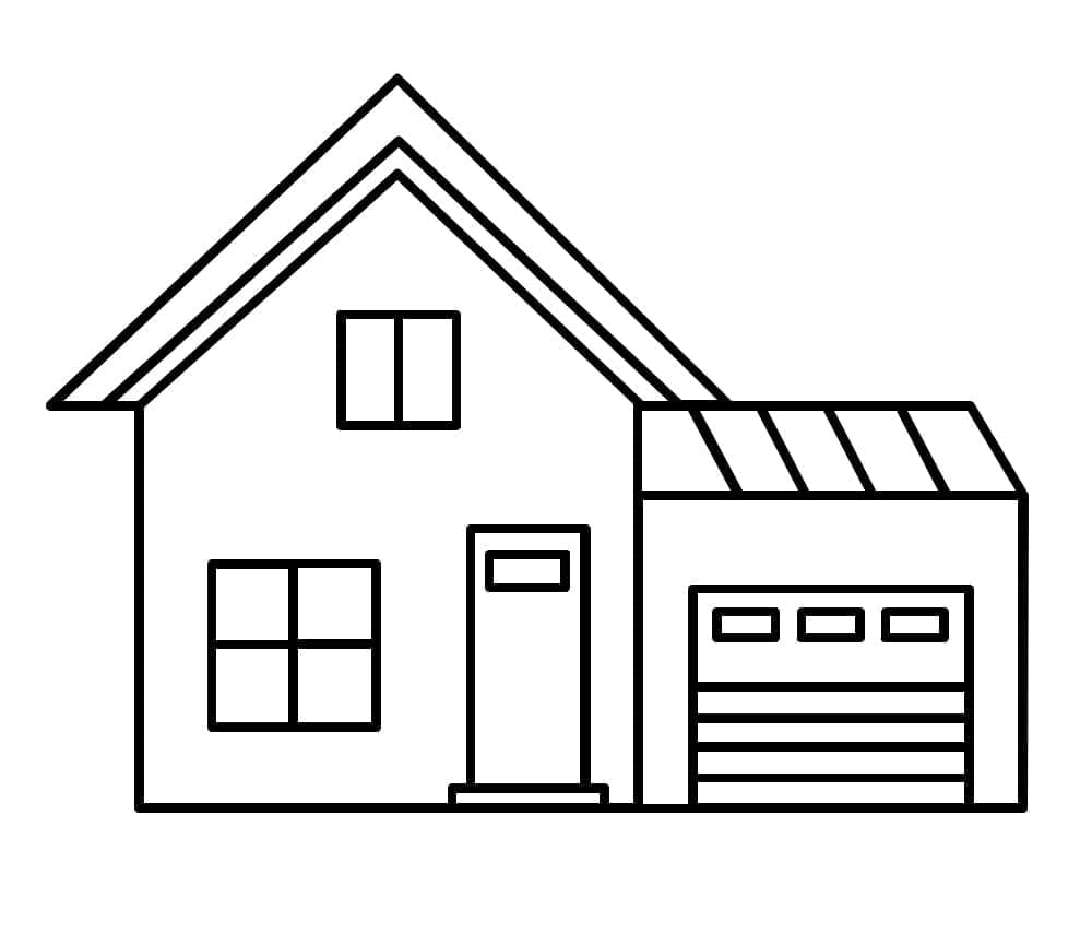 Desenho gratuito Casa #215853 da colecao Edifícios e Arquitetura para imprimir