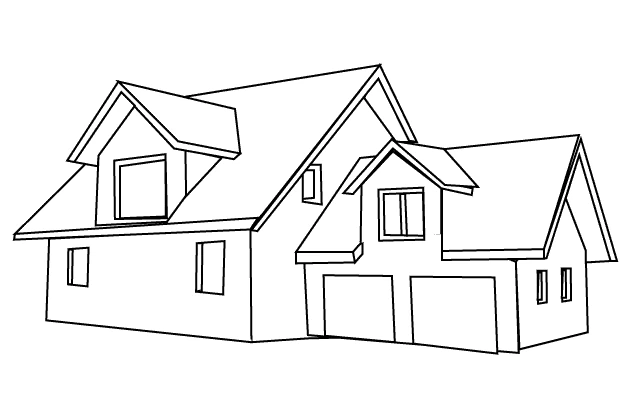 Desenho gratuito Casa #64640 da colecao Edifícios e Arquitetura para imprimir