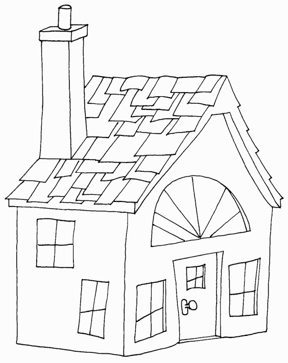 Desenho gratuito Casa #64667 da colecao Edifícios e Arquitetura para imprimir