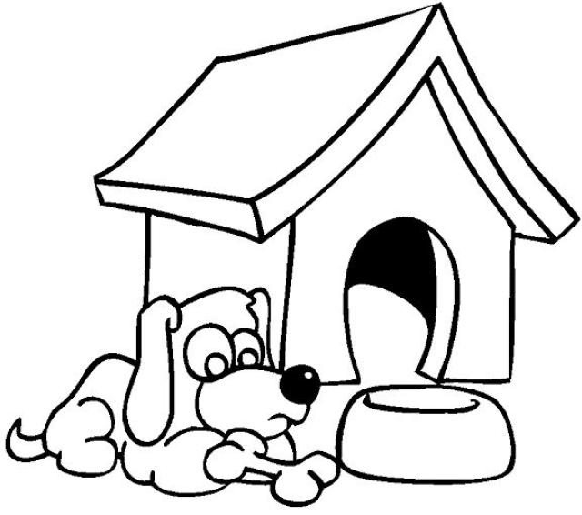 Página para colorir: Casinha de cachorro (Edifícios e Arquitetura) #62342 - Páginas para Colorir Imprimíveis Gratuitamente