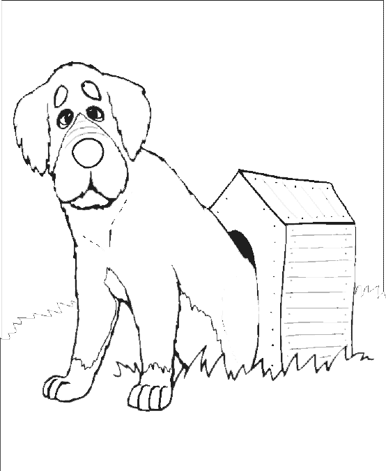 Página para colorir: Casinha de cachorro (Edifícios e Arquitetura) #62358 - Páginas para Colorir Imprimíveis Gratuitamente