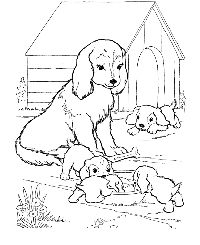 Página para colorir: Casinha de cachorro (Edifícios e Arquitetura) #62367 - Páginas para Colorir Imprimíveis Gratuitamente