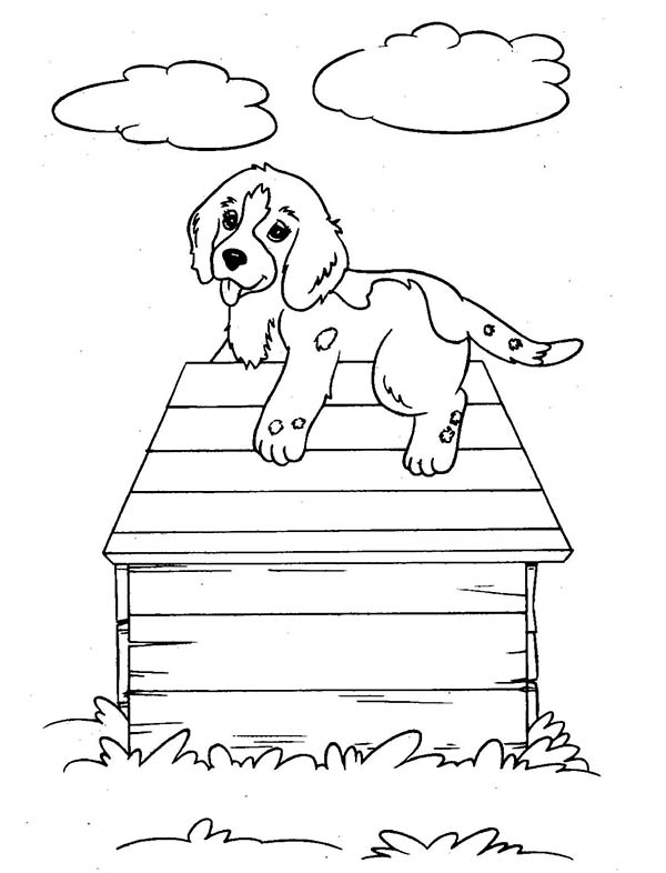 Página para colorir: Casinha de cachorro (Edifícios e Arquitetura) #62424 - Páginas para Colorir Imprimíveis Gratuitamente