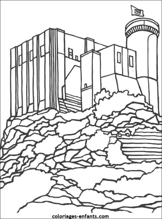 Página para colorir: Castelo (Edifícios e Arquitetura) #62120 - Páginas para Colorir Imprimíveis Gratuitamente