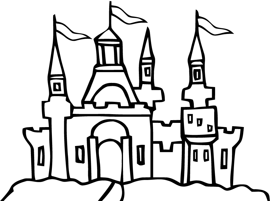 Página para colorir: Castelo (Edifícios e Arquitetura) #62125 - Páginas para Colorir Imprimíveis Gratuitamente