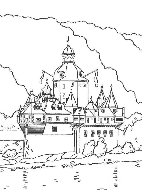 Página para colorir: Castelo (Edifícios e Arquitetura) #62130 - Páginas para Colorir Imprimíveis Gratuitamente