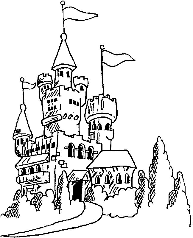 Página para colorir: Castelo (Edifícios e Arquitetura) #62154 - Páginas para Colorir Imprimíveis Gratuitamente