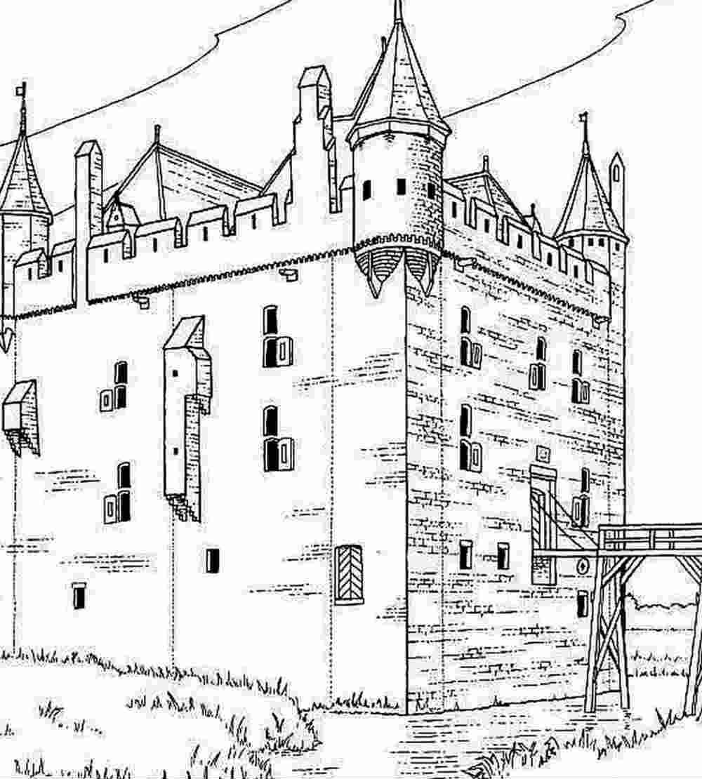 Página para colorir: Castelo (Edifícios e Arquitetura) #62178 - Páginas para Colorir Imprimíveis Gratuitamente
