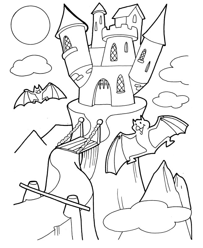 Página para colorir: Castelo (Edifícios e Arquitetura) #62214 - Páginas para Colorir Imprimíveis Gratuitamente