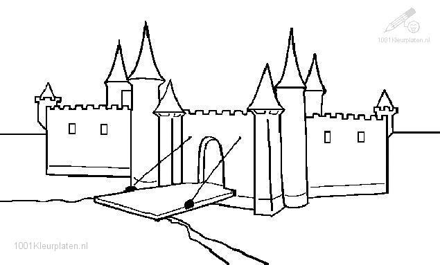 Página para colorir: Castelo (Edifícios e Arquitetura) #62300 - Páginas para Colorir Imprimíveis Gratuitamente