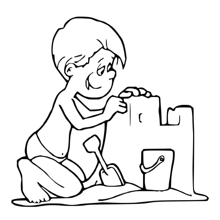 Página para colorir: Castelo de Areia (Edifícios e Arquitetura) #204769 - Páginas para Colorir Imprimíveis Gratuitamente