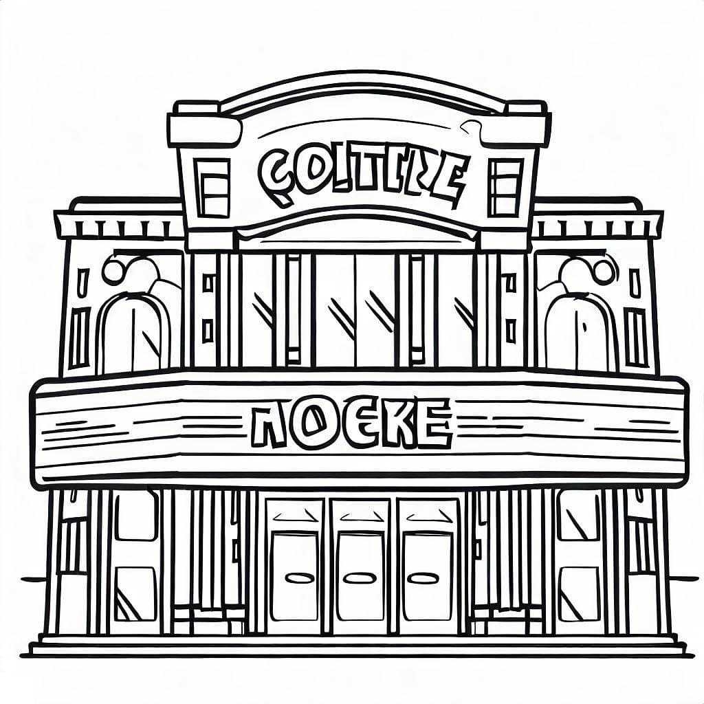 Desenho gratuito Cinema #188678 da colecao Edifícios e Arquitetura para imprimir Desenho gratuito Cinema #188678 da colecao Edifícios e Arquitetura para imprimir