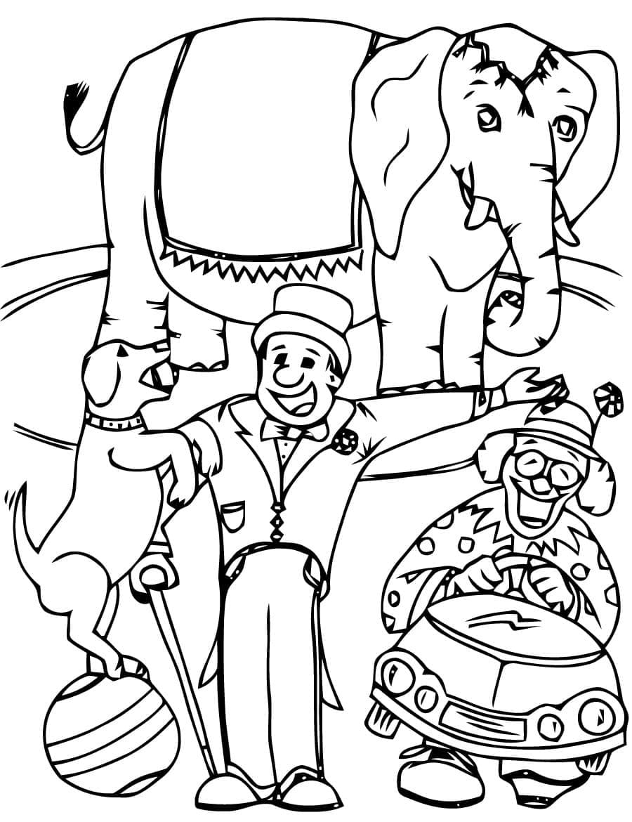 Desenho gratuito Circo #190015 da colecao Edifícios e Arquitetura para imprimir