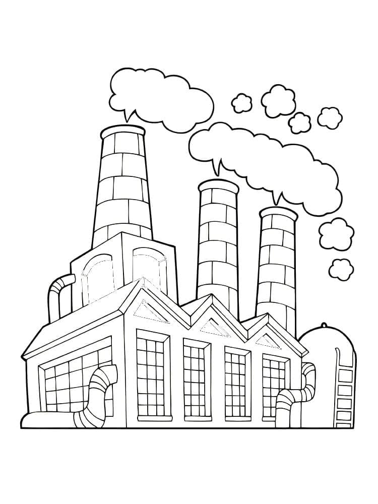 Desenho gratuito Fábrica #185549 da colecao Edifícios e Arquitetura para imprimir Desenho gratuito Fábrica #185549 da colecao Edifícios e Arquitetura para imprimir