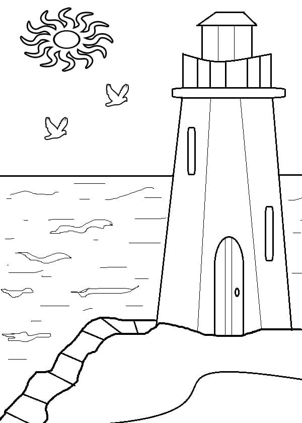 Desenho gratuito Farol #188021 da colecao Edifícios e Arquitetura para imprimir