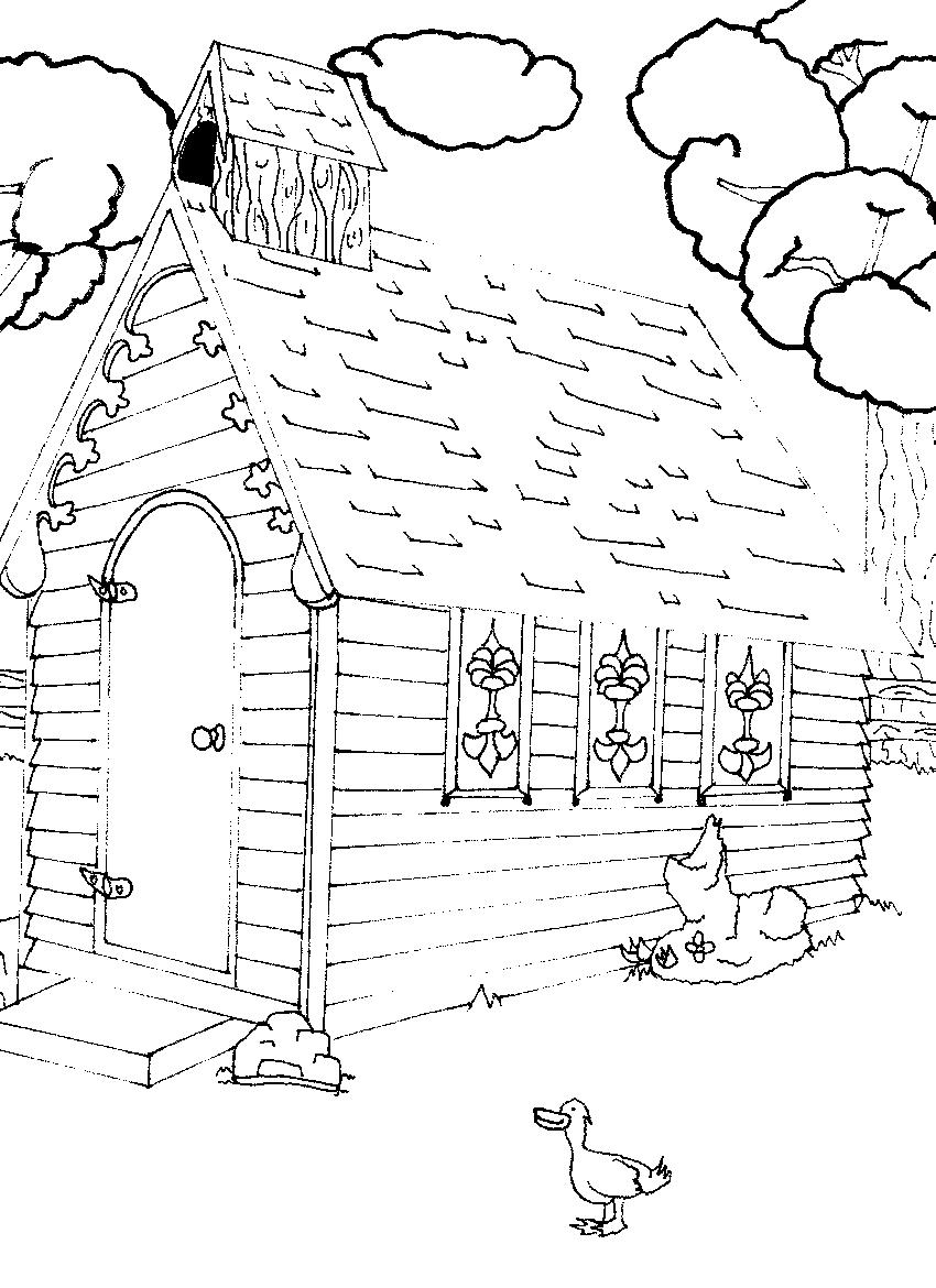 Página para colorir: Igreja (Edifícios e Arquitetura) #64379 - Páginas para Colorir Imprimíveis Gratuitamente