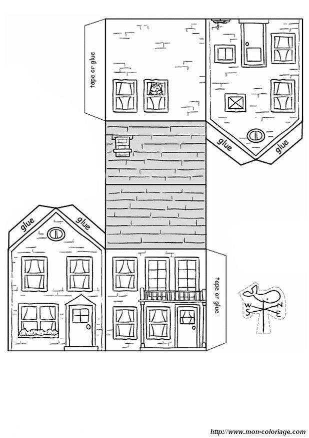 Página para colorir: Lar (Edifícios e Arquitetura) #64714 - Páginas para Colorir Imprimíveis Gratuitamente